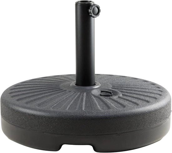 Parasole in plastica design con verniciatura 22 kg Nero
