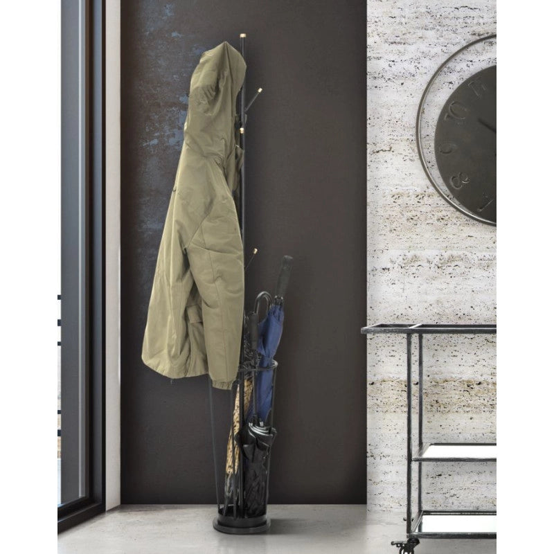 Apporta Abiti-porta Ombrelli Glam Black Cmø 26x176