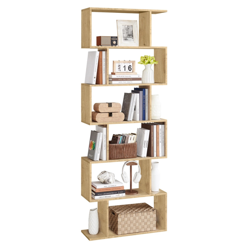 Libreria moderna a ripiani aperti Artisan in rovere