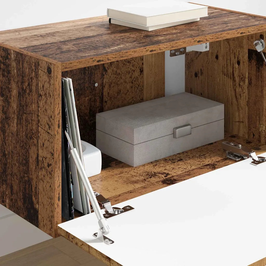 Mobile TV da parete Legno vecchio 60 x 31 x 29,5 cm 892205