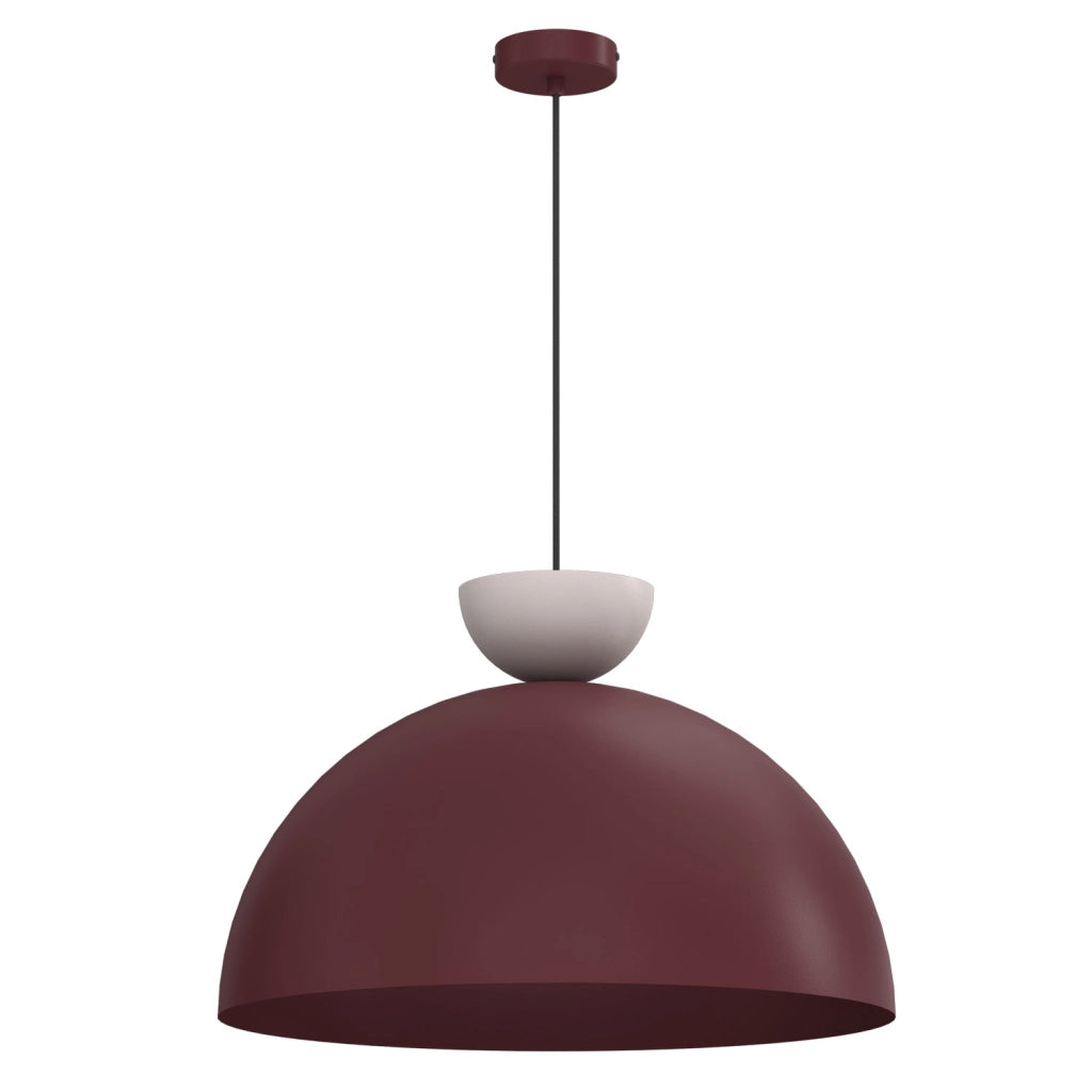 Lampada sospesa Nevis 1xE27 bordo kaszmir 50 cm