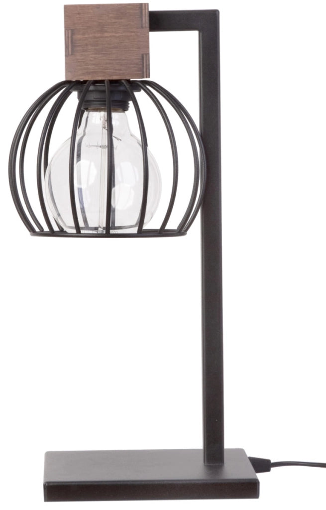 Lampada da tavolo loft nera Milan E27 15W Sigma Lighting