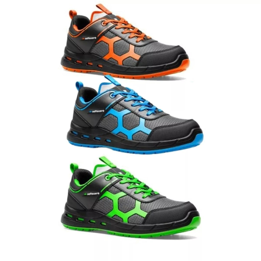 Scarpe Antinfortunistica S1P ESD Ultraleggera, Ultrassottile e Traspirante | Sottozero Modello UFO Verde/46