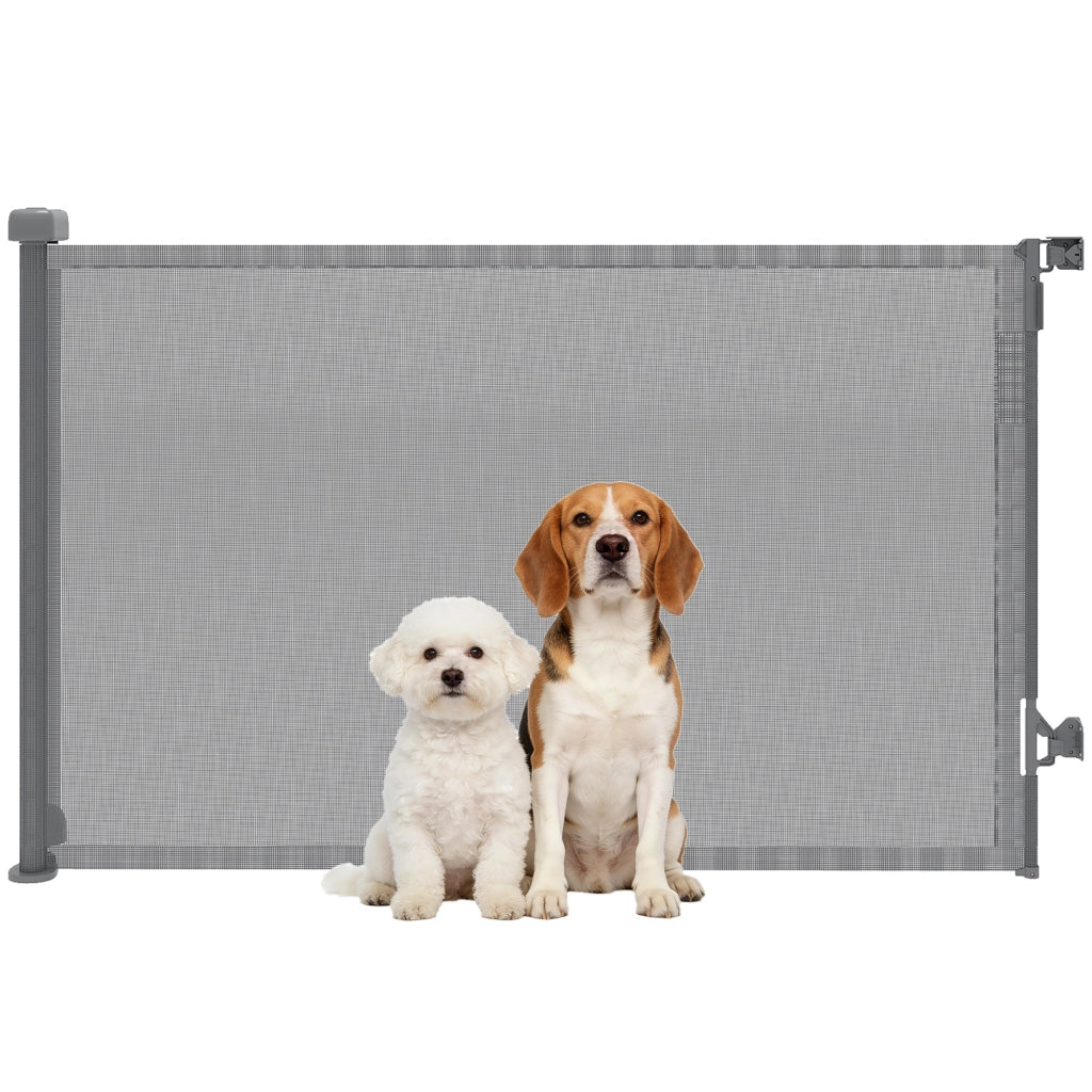 Cancelletto di Sicurezza Estensibile per Cani ¨C Xylo ¨C Grigio, 140 cm