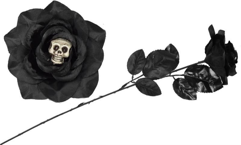 ROSE FINTE ORNAMENTALI CON DECORO INTERNO DI UN TESCHIETTO