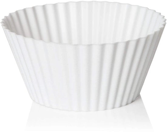 Cupcake in silicone riutilizzabili - 7cm - 6 pezzi - compatibili con lavastoviglie - BPA-free