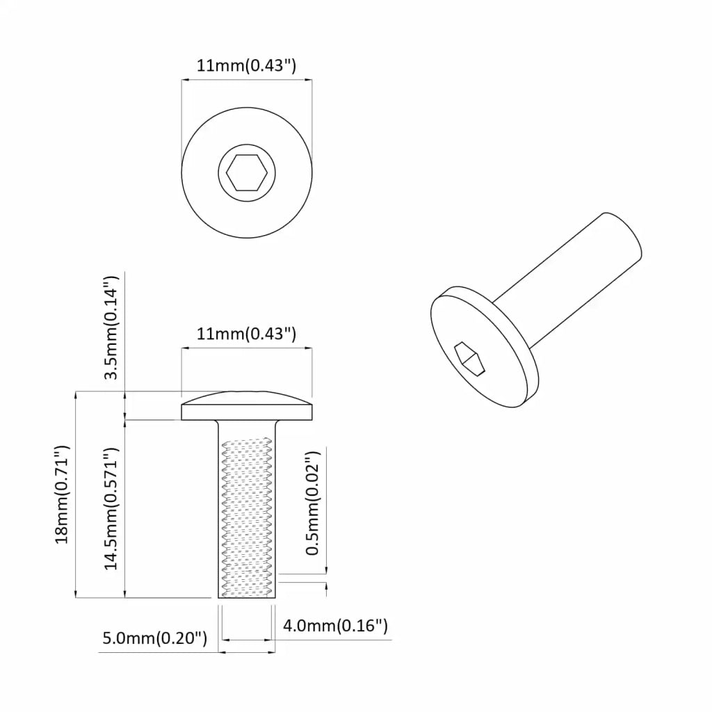 Dadi a Manica 8451 pcs Nero Metallo
