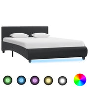 Giroletto con LED Nero in Similpelle 120x200 cm 285482