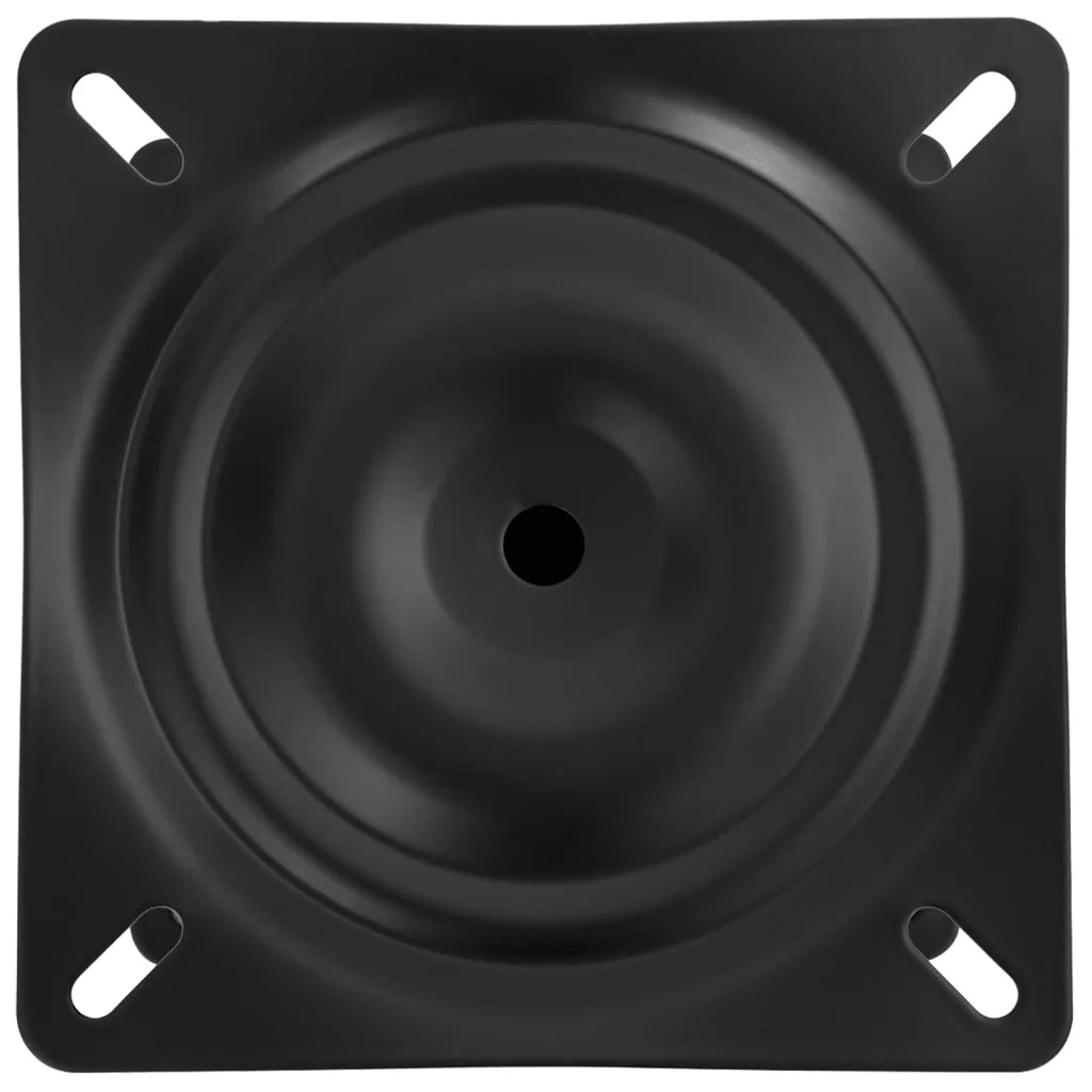 Supporto per Sedile da Barca Nero 18 cm in Acciaio