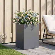 Vaso da giardino Antracite 40 x 40 x 60 cm 8005878