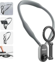 Sostegno magnetico per telefono da selfie da collo - Grigio