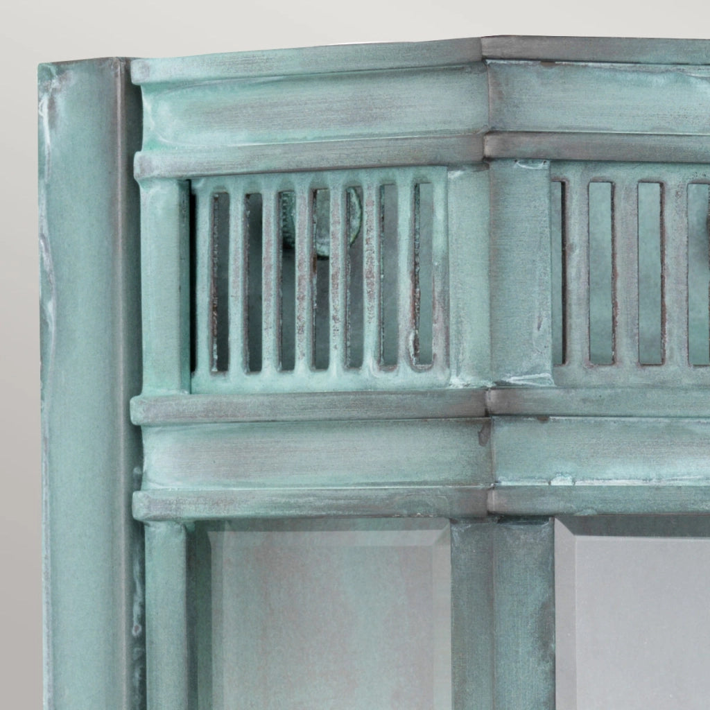 Applique esterna Holborn Elstead verde grynszpan E14 IP44