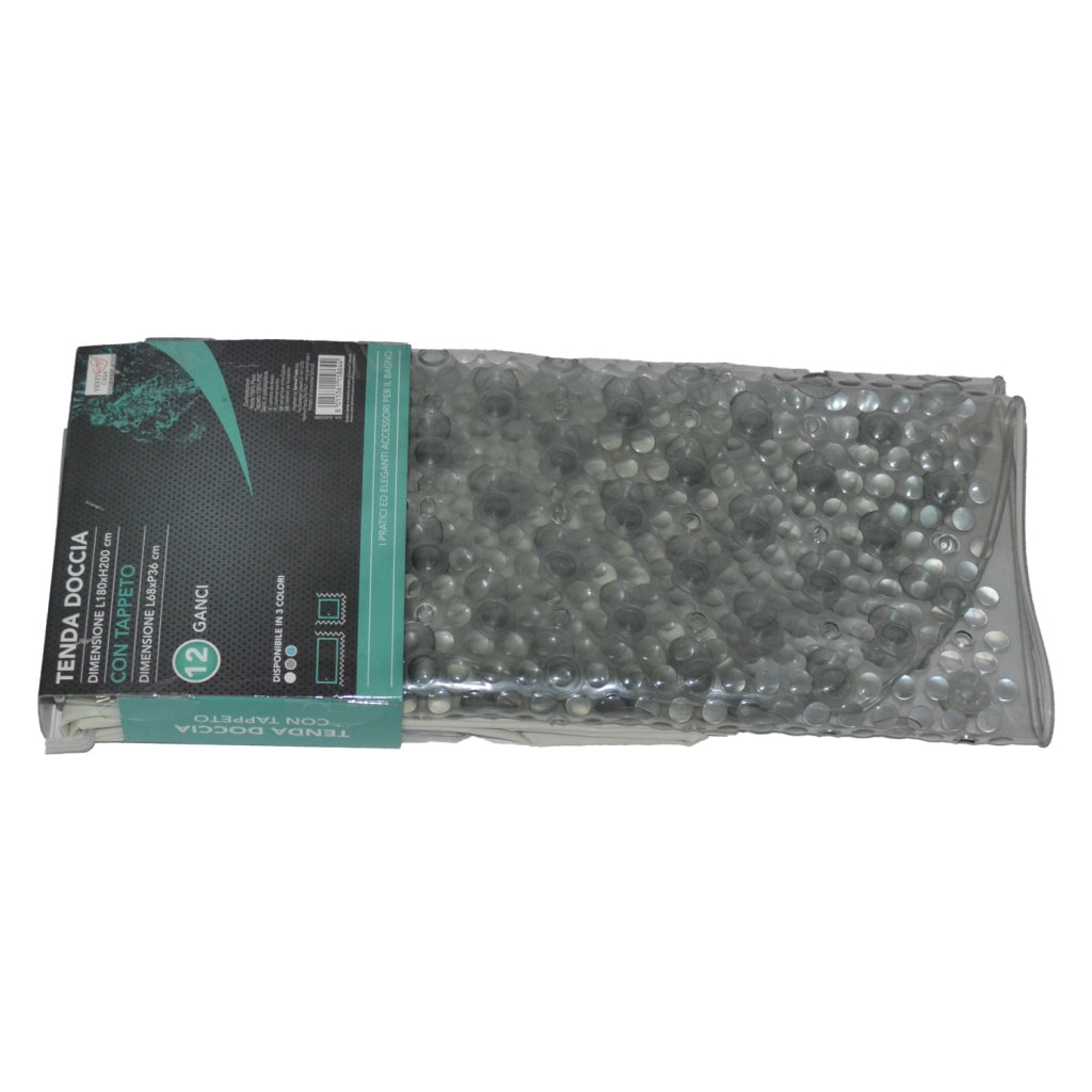 TENDA DOCCIA 180X200+TAPPETO
