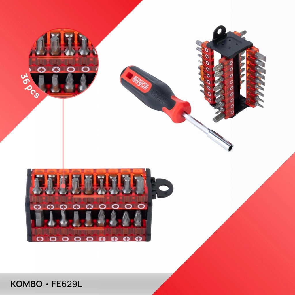 Set 37 Pezzi Professionale Per Avvitare ALL-IN-ONE