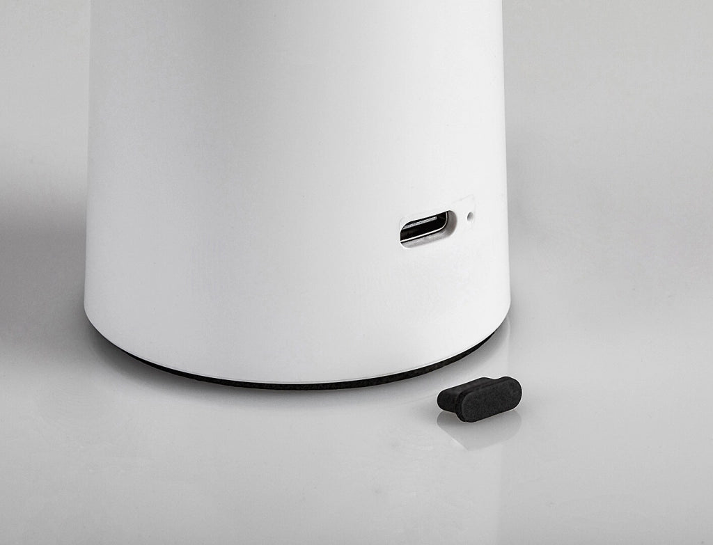 Lampada da tavolo Rabalux Polperro bianca LED 3W USB-C