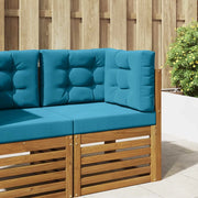 Cuscino per divano da esterno 3 pcs Blu Reale Poliestere 900771