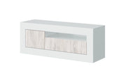KIT MOBILE CREDENZA PORTA TV BALTIK 3 ANTE CM.139X42X53H FINITURA BIANCA