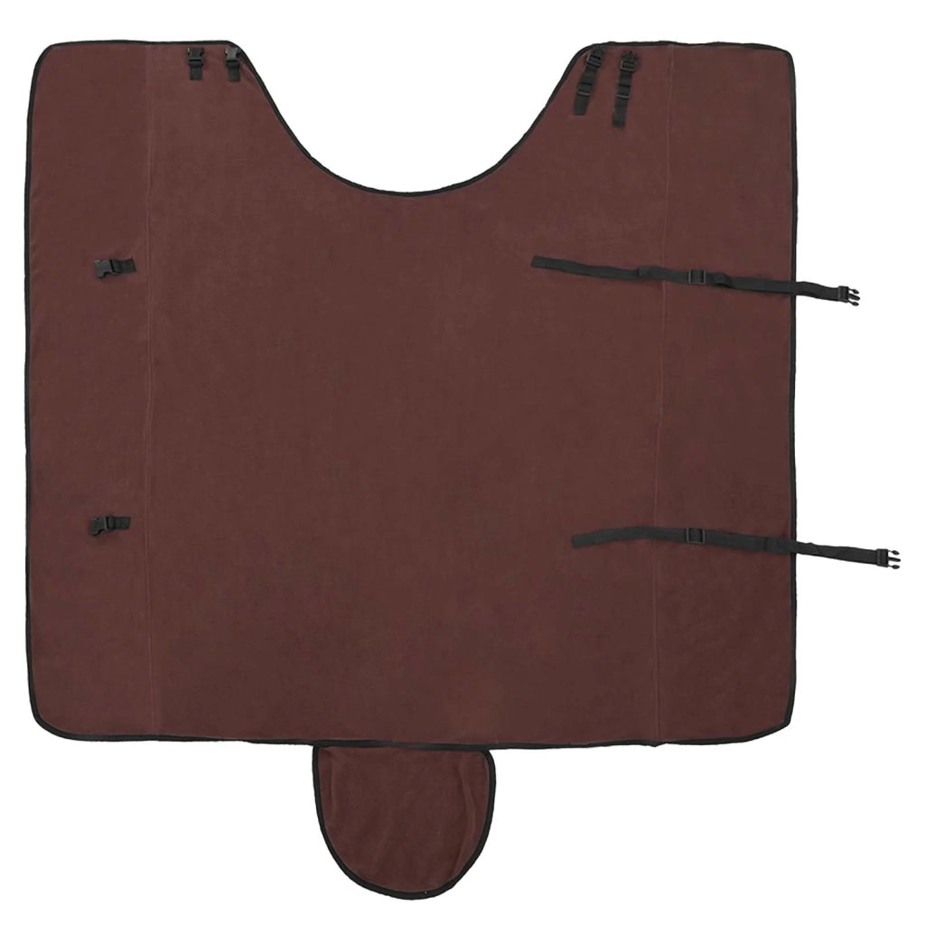 Coperta per Cavalli Marrone Scuro Completo 135 cm Poliestere 42013203