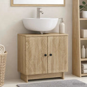 Armadio per Lavabo da Bagno EDE Rovere Sonoma 895907