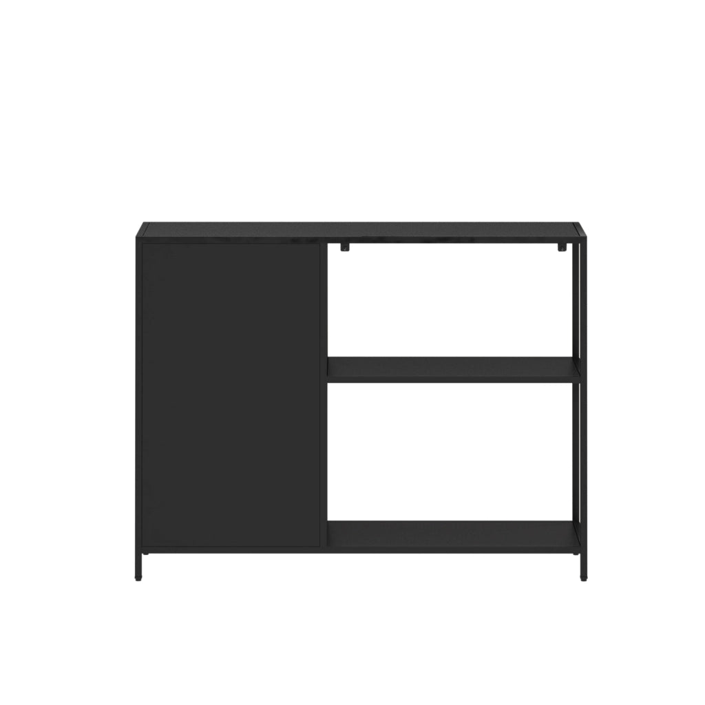 Tavolo a Consolle Viitasaari 75 x 100 x 30 cm Nero [en.casa]