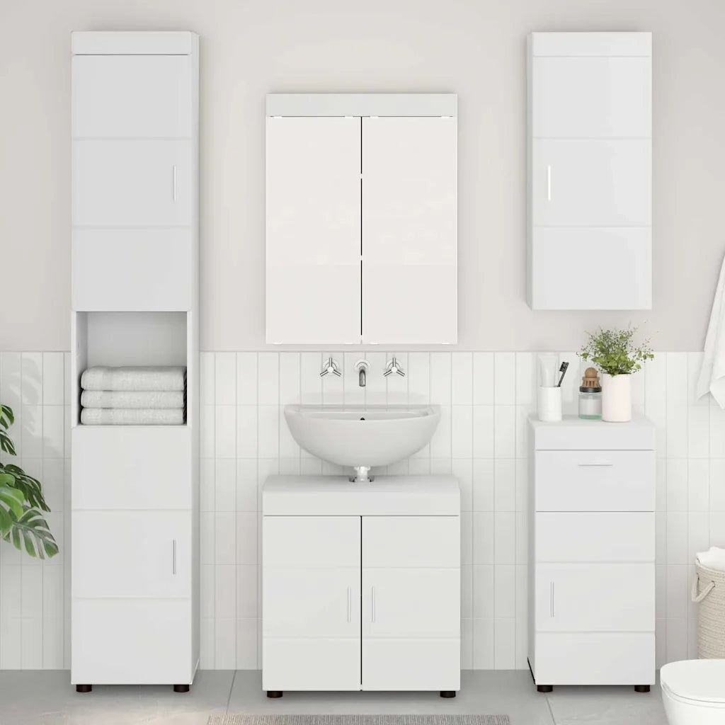 Set di mobili per il bagno TULUM Bianco Legno multistrato