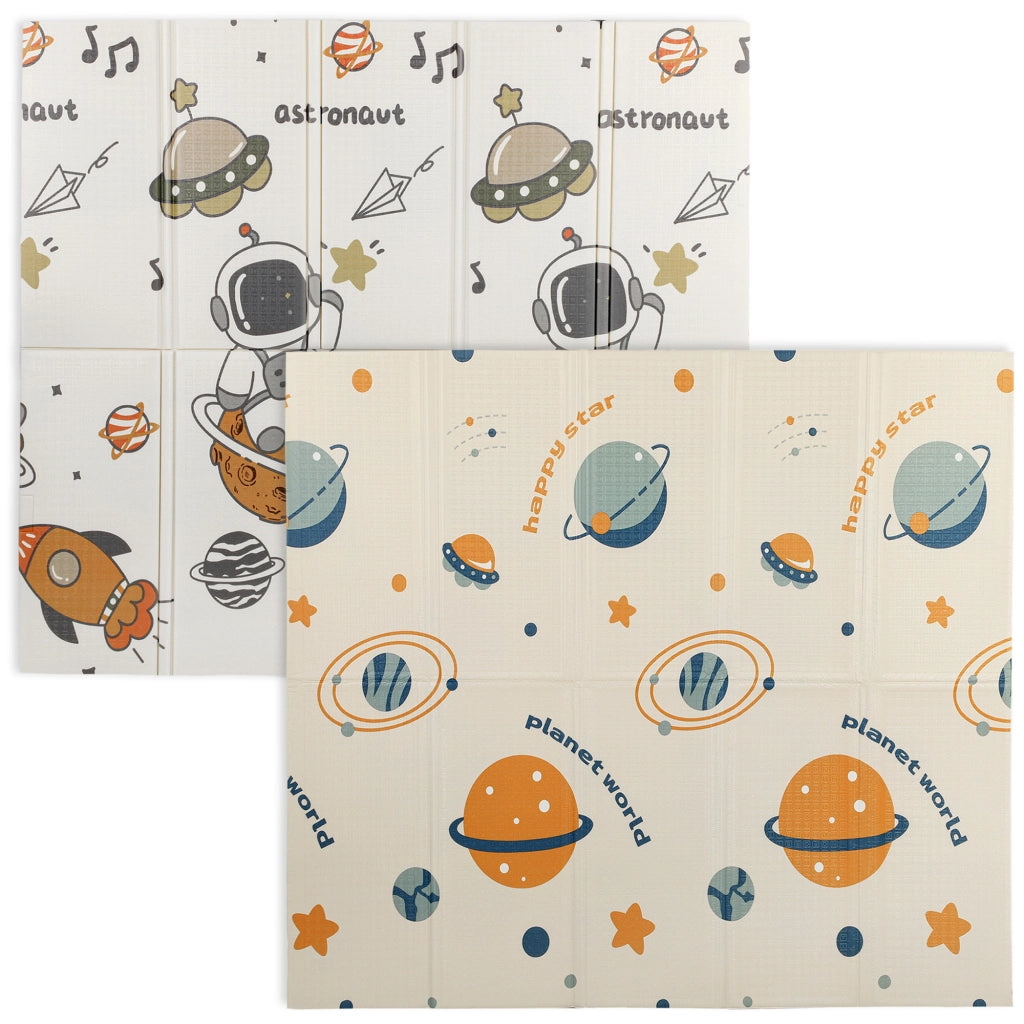 Tappeto per Bambini a Tema Spazio ¨C zephmum ¨C Multicolore XPE 196x176x1.5 cm