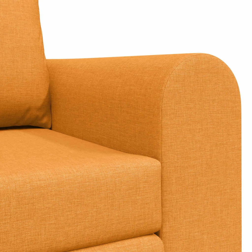 Divano letto | Sof¨¤ letto | Letto singolo 60cm Giallo Scuro Tessuto
