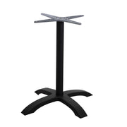 Base tavolo alluminio Alan nero cm 52x52h72