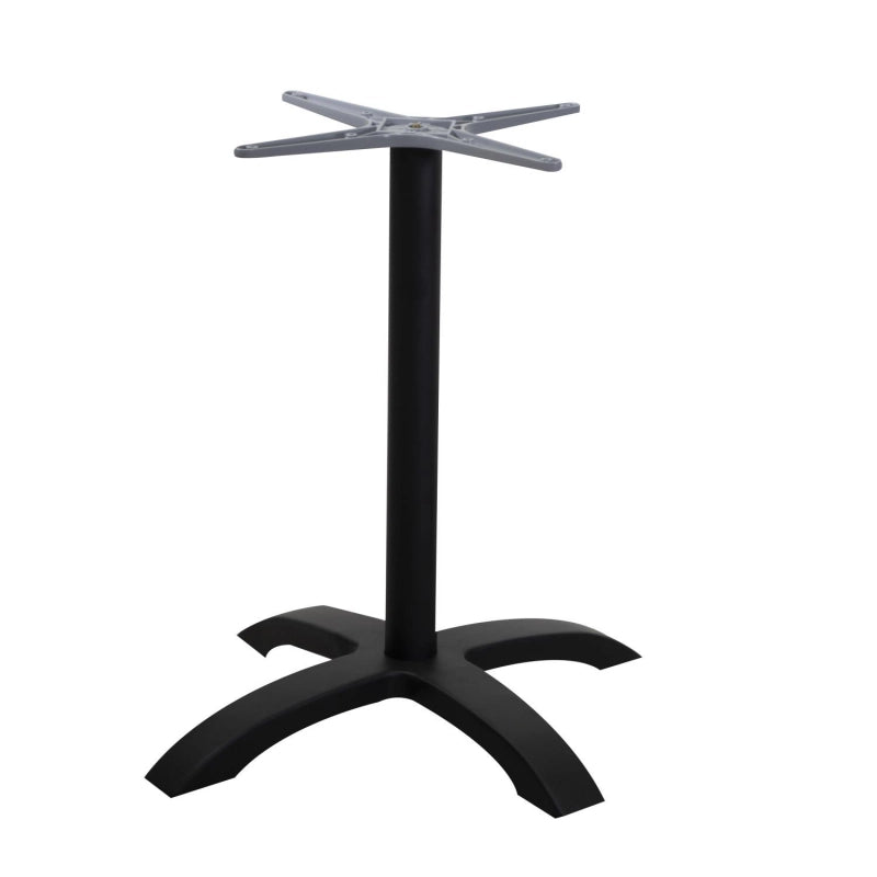 Base tavolo alluminio Alan nero cm 52x52h72