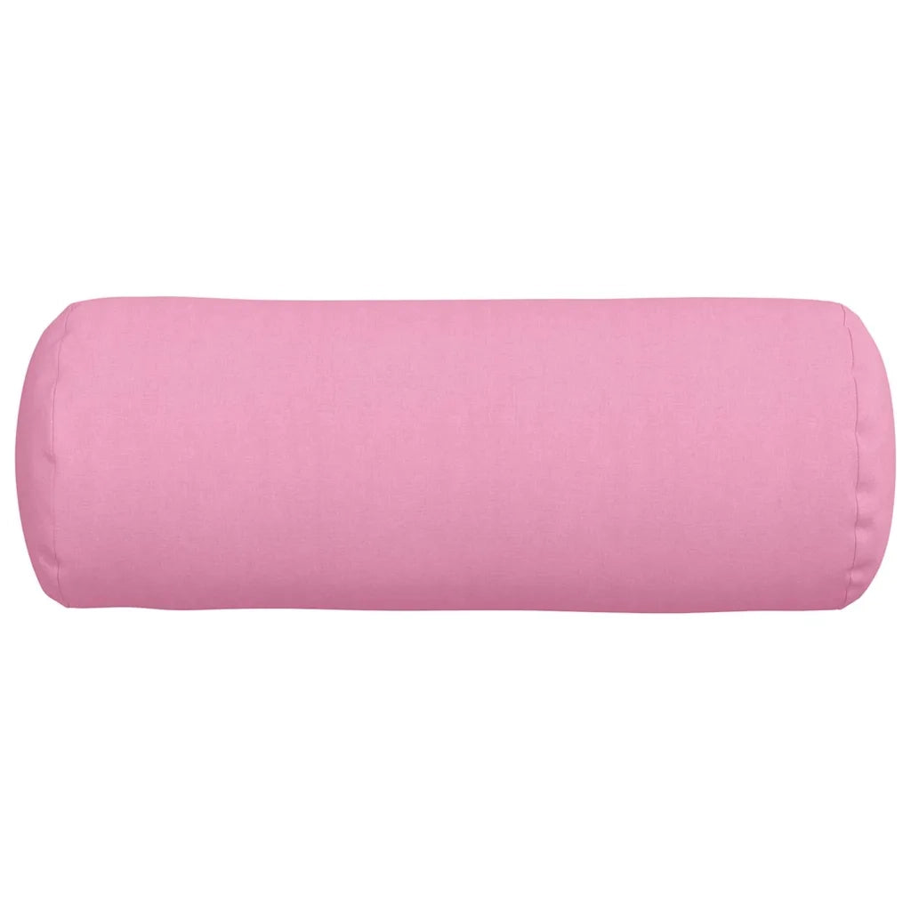Cuscini a rullo 2 pcs Rosa Ø 25 x 70 cm Tessuto 42014326