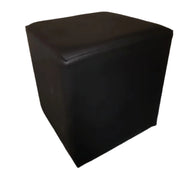 Pouf TERNA (nero, Pelle artificiale)