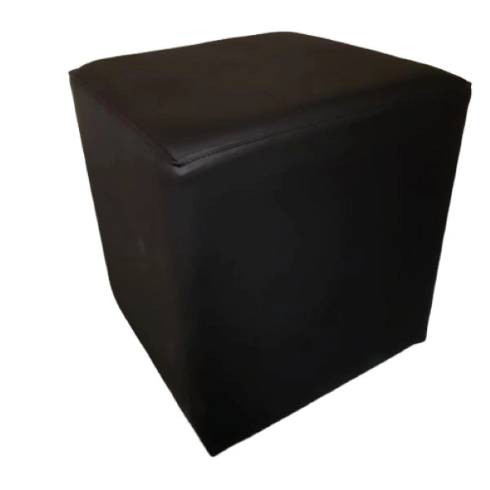 Pouf TERNA (nero, Pelle artificiale)