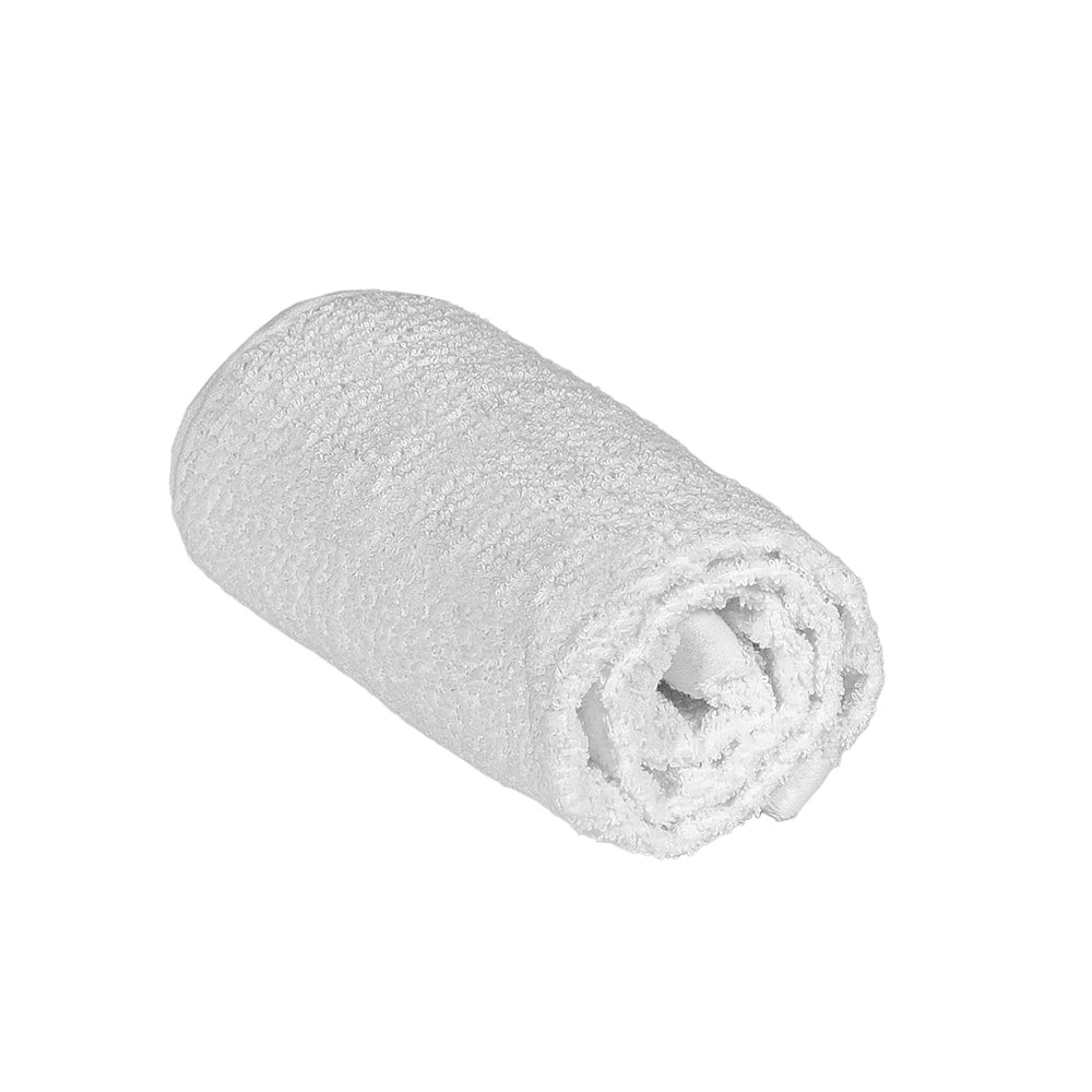 Asciugamani ospite per bagno 55x100 cm bianco in cotone 100%