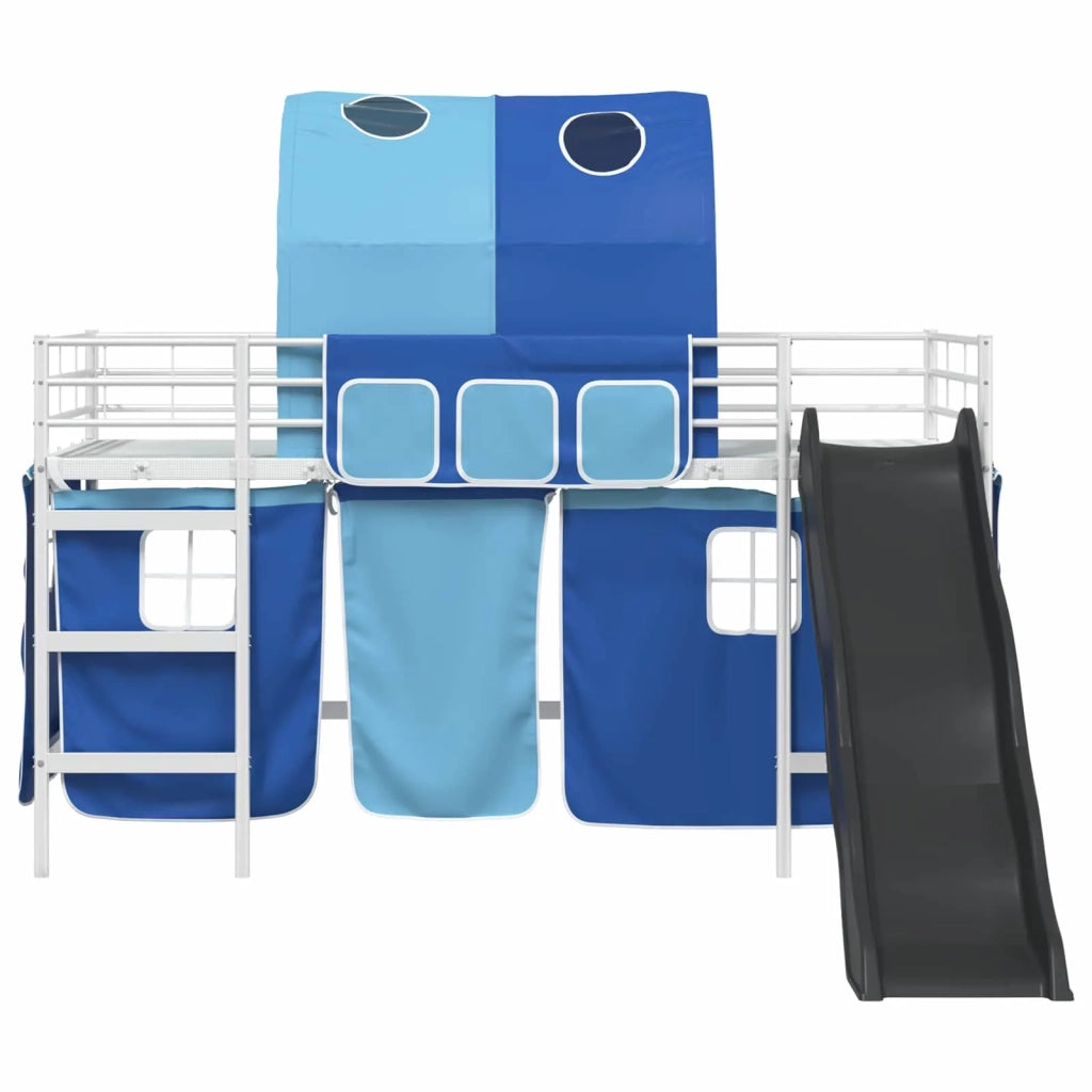 Struttura del letto loft per bambini Bianco e Blu 80 x 200 cm 42020858