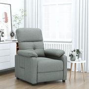 Poltrona Reclinabile in Tessuto Grigio Scuro 289663