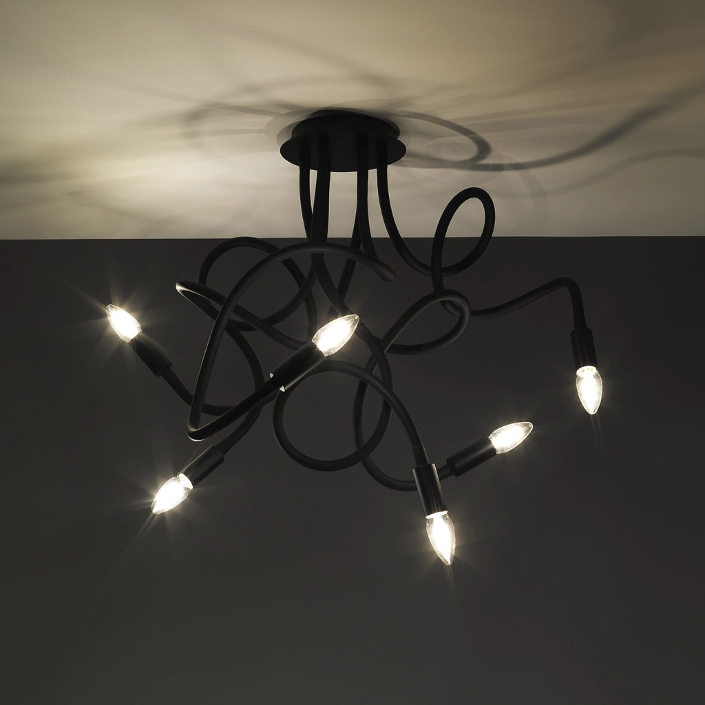 Lampadario ORIX nero