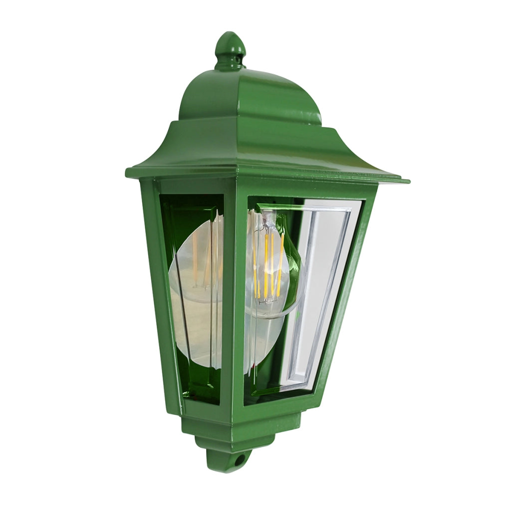 Applique esterna lanterna classica verde E27 IP44 Elstead