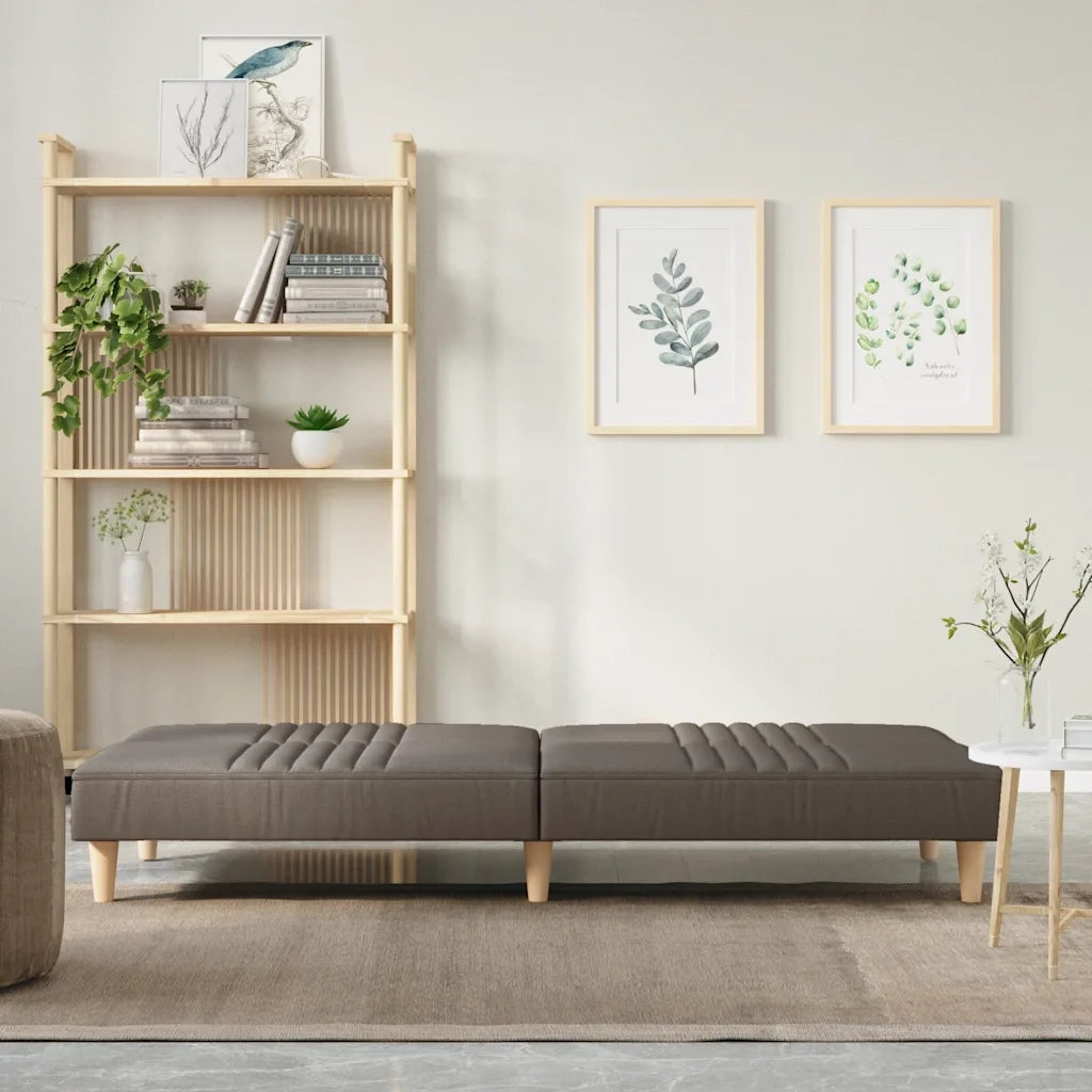 Divano Letto Tortora in Tessuto 351886