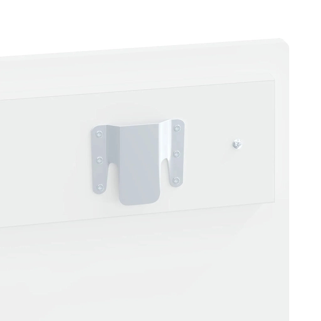 Testiera da Muro ZWOLLE Bianco Legno ingegnerizzato 896485