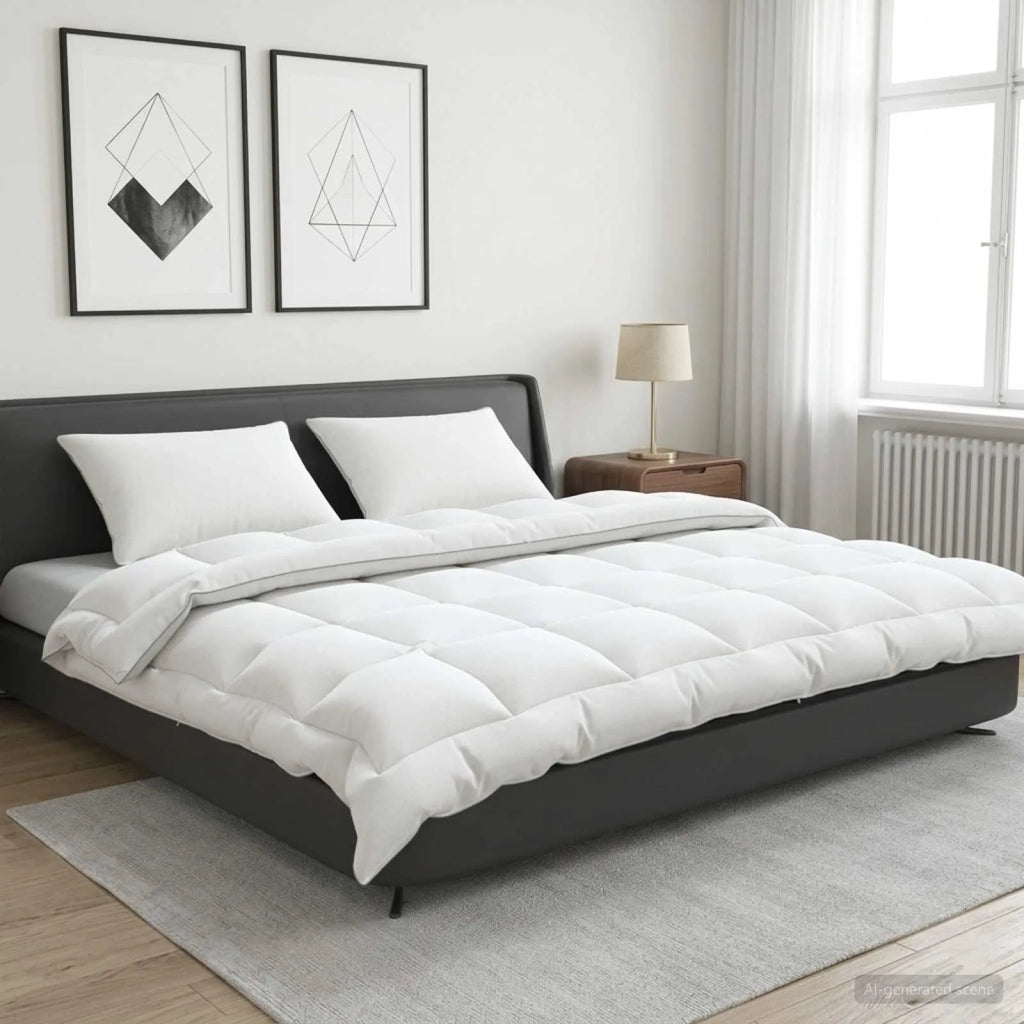 Set di piumone e cuscini 3 pcs 200x220 cm 4 stagioni 220 GSM 3441351