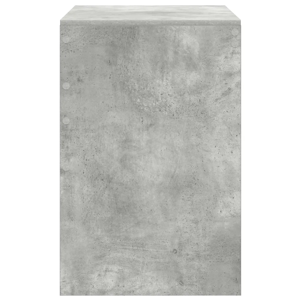 Scrivania | Tavolo da Ufficio Grigio cemento 100 x 50 x 76 cm