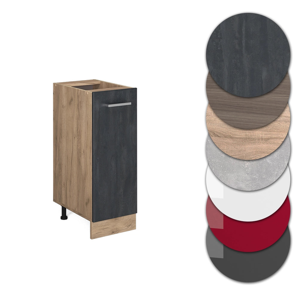 Vicco Base per cucina Calcestruzzo nero 30 cm PL Antracite