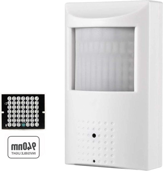Telecamera di Sicurezza Indoor 3MP con PIR, IP, PoE e Audio, Visione Notturna IR 940nm, Detezione Movimento, Visualizzazione Remota - Lente 37mm, Telecamera a Campo Visivo 80°
