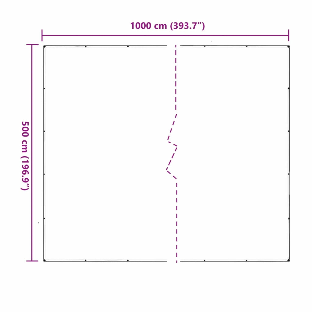 Copertura per Piante Trasparente 5 x 10 m PVC 3429360