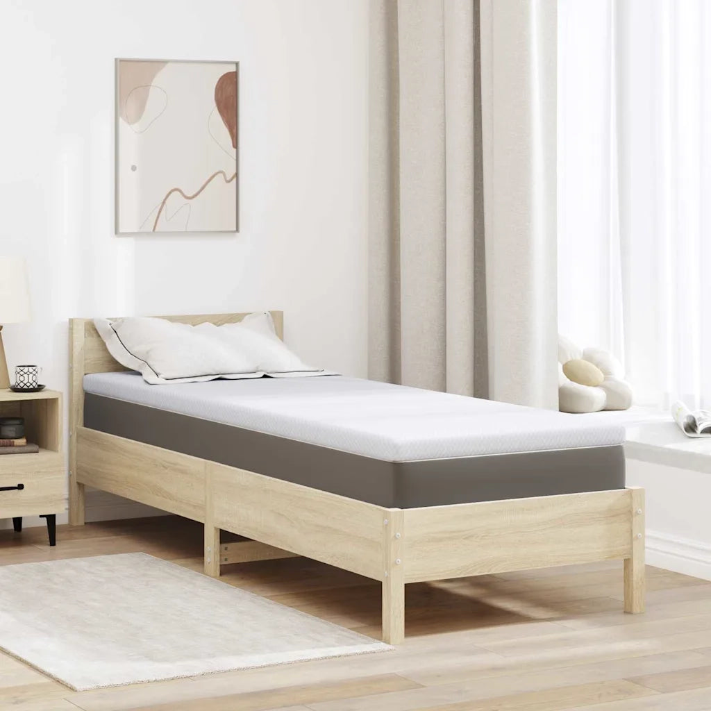 Topper per materasso Bianco 80 x 200 cm Tessuto Jacquard 4106221