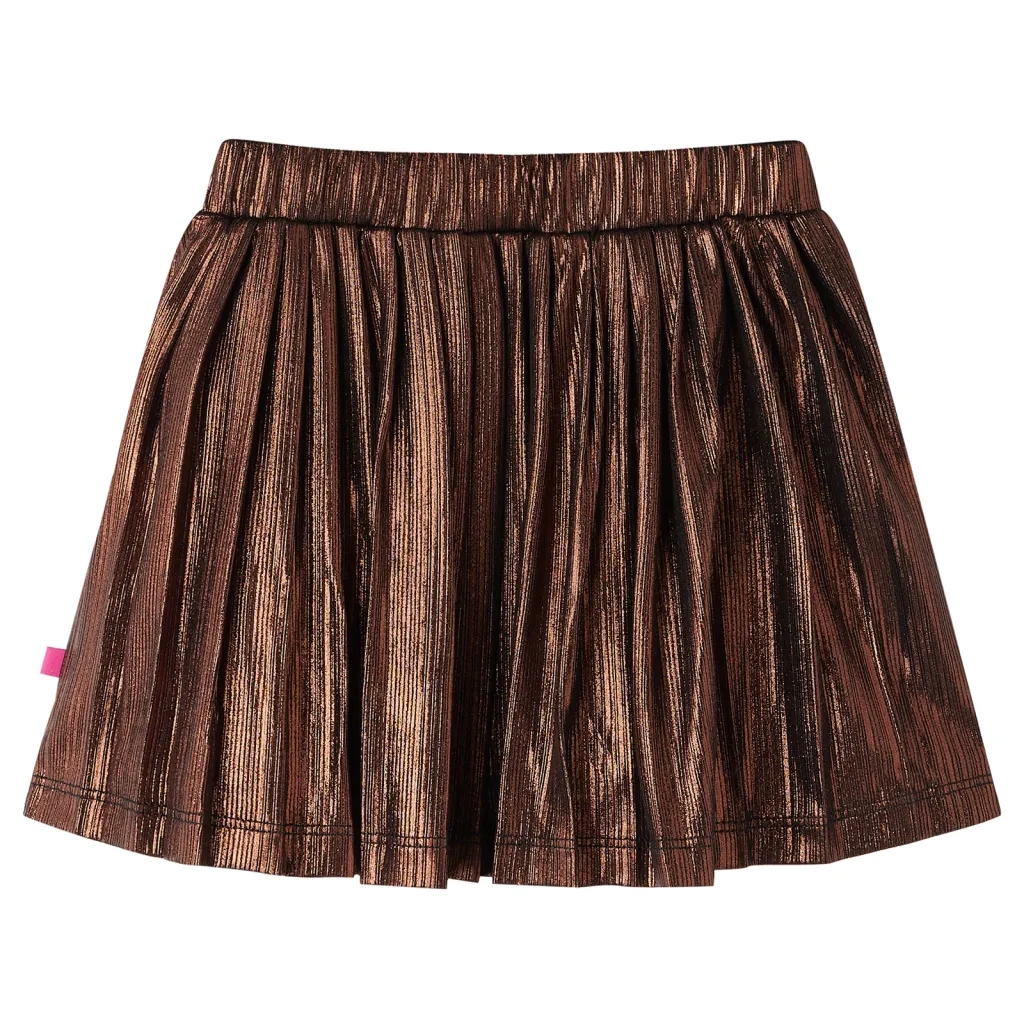 Gonna da Bambina con Brillantini Cognac 128 CFW1203285