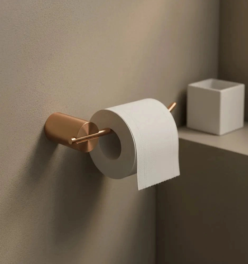 Porta Carta Igienica Tomi 5809 Brush Copper
