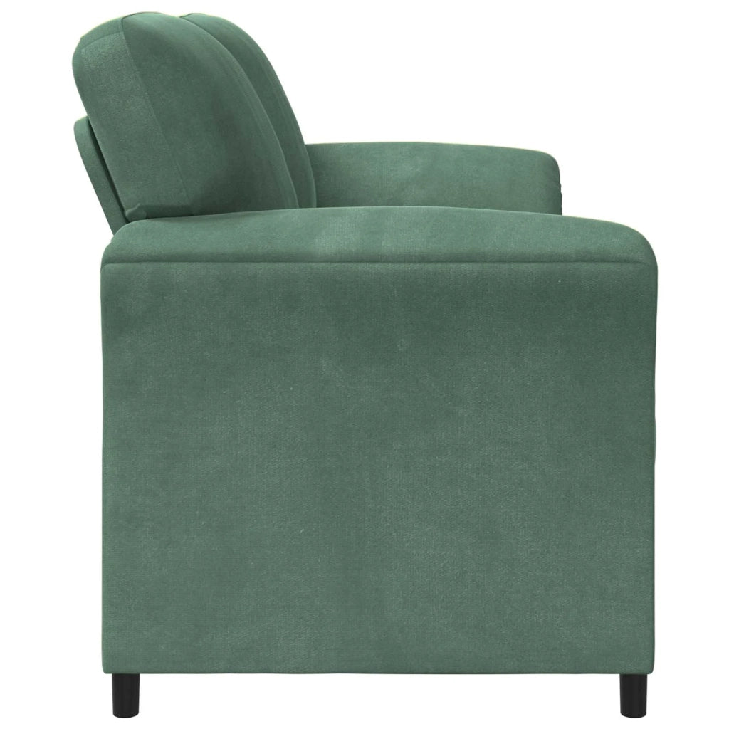 Divano 3-Persone Verde Mare 198 x 83 x 95 cm Velluto 42033978