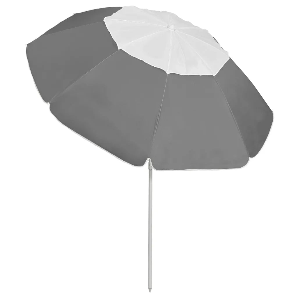 Ombrello | Parasolne da Spiaggia Antracite 240 cm