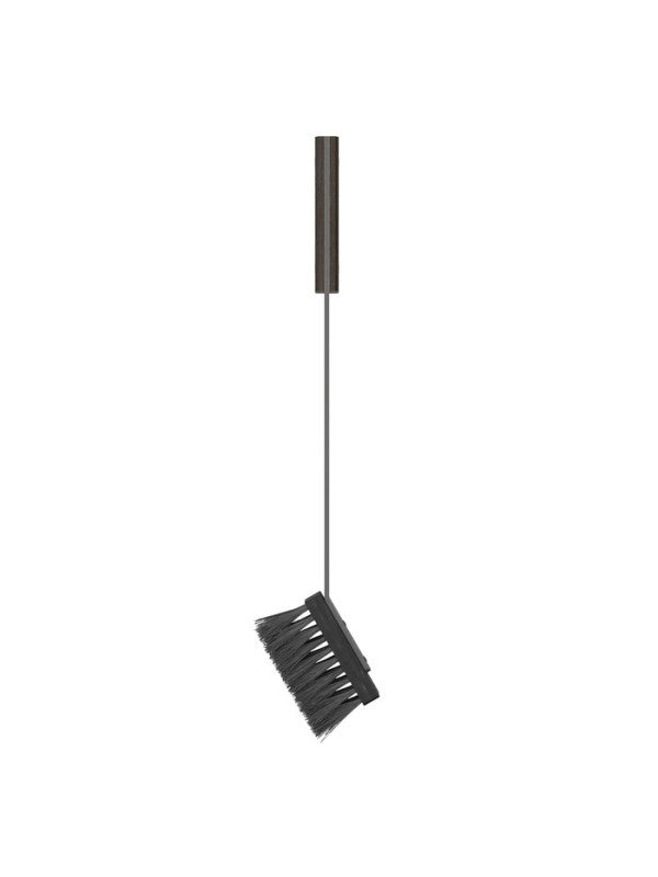 Set attrezzi per camino 3 pezzi in acciaio e legno Nero - Set 3 L